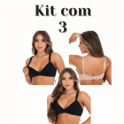 Kit 3 Sutiã Amamentação de Algodão