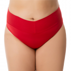 Calcinha Plus Size Cinta Modeladora Cós Alto Fio Dental Duplo Cintura Alta Tanga Conforto Lingerie Feminina